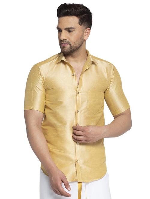 mens solid casual shirt - 17574061 - Very Small Image - 1