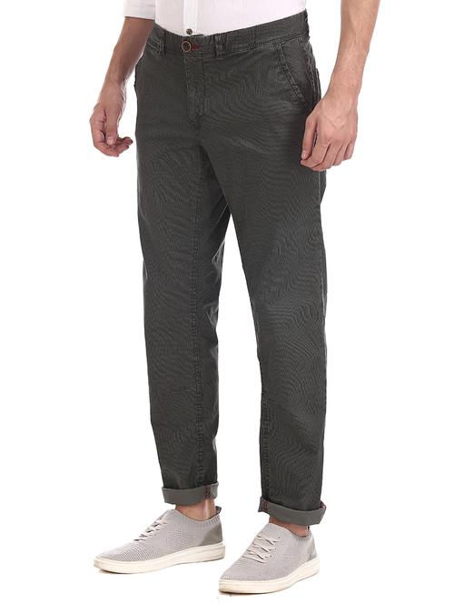 grey textured chinos - 17574560 - Very Small Image - 1