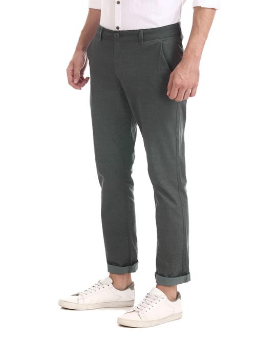 grey solid chinos  - 17574608 - Very Small Image - 1