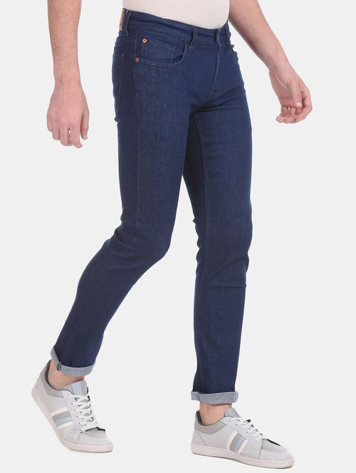 blue plain denim jeans  - 17575235 - Very Small Image - 1