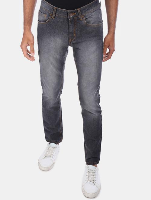 grey light washed denim jeans  - 17575551 - Very Small Image - 1
