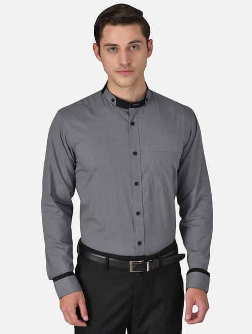 mens checks formal shirt - 17579466 - Very Small Image - 1