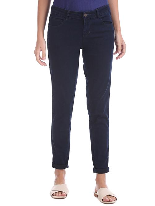 mid rise solid jeans  - 17580439 - Very Small Image - 1