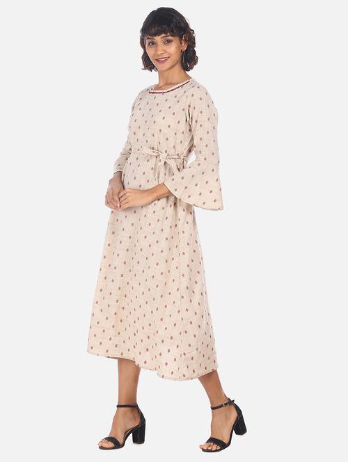 tie front a-line dress - 17580601 - Very Small Image - 1