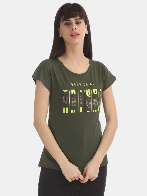 round neck graphic tee  - 17581101 - Very Small Image - 1