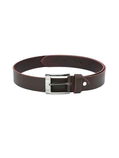 dark brown leather belt - 17582035 - Very Small Image - 1