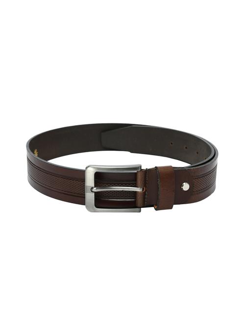 dark brown leather belt - 17582037 - Very Small Image - 1
