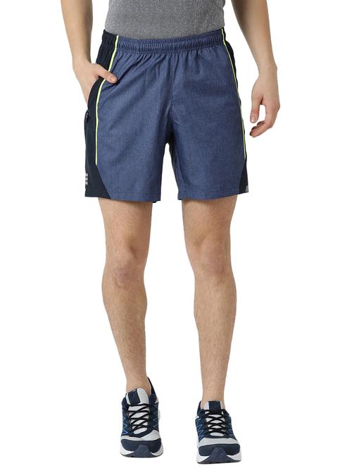 navy blue side taped shorts - 17582766 - Very Small Image - 1