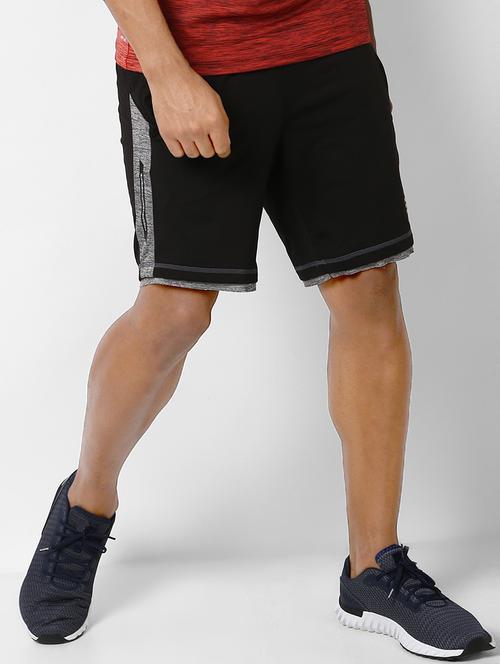 black side taped shorts - 17582773 - Very Small Image - 1