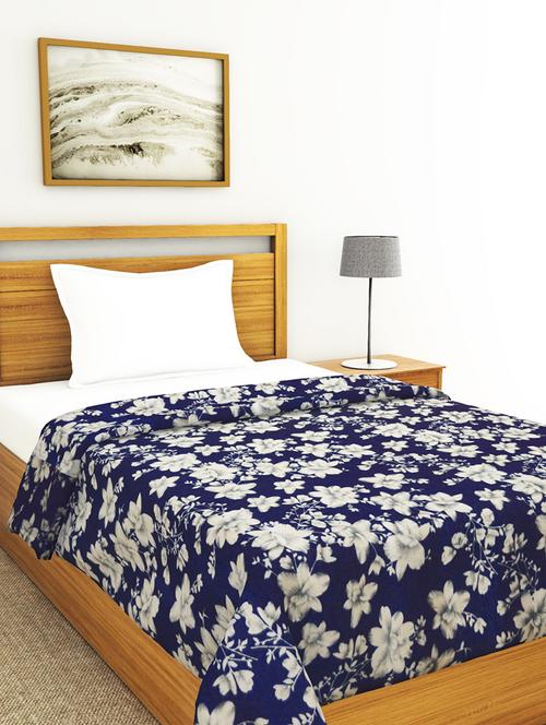 bianca soft & fluffy [german.tech] double-bed ac blanket  -1pc set- (nautical) abstract-blue/white - 17583575 - Very Small Image - 1