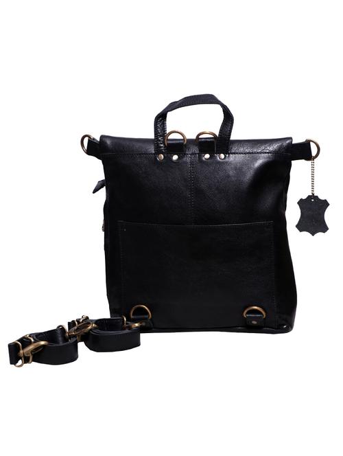 black leather utility backpack - 17583810 - Very Small Image - 1