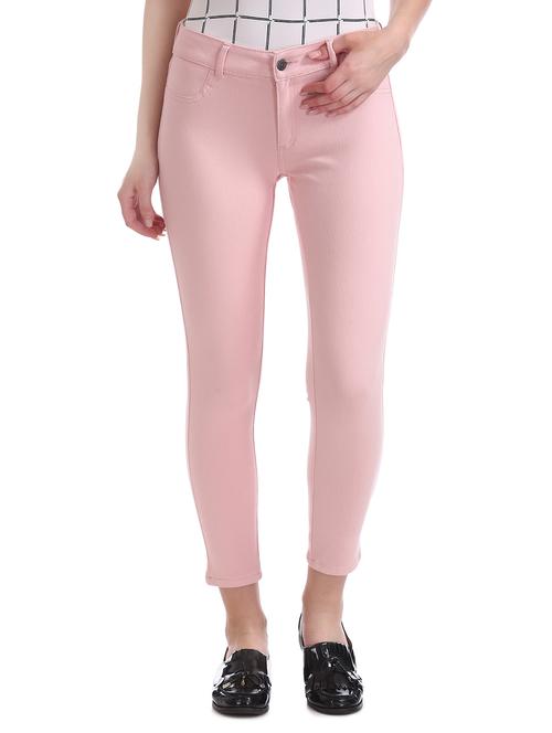 purple cotton trousers - 17584400 - Very Small Image - 1