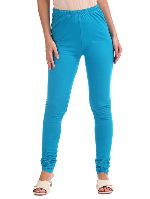 blue cotton churidar churidars - 17584811 - Very Small Image - 1