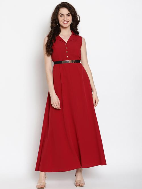 women's  solid dress - 17585096 - Very Small Image - 1