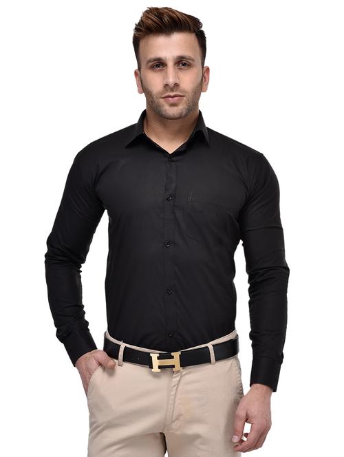 mens solids formal shirt - 17585812 - Very Small Image - 1