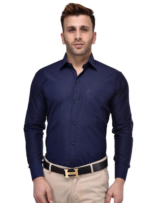 mens solids formal shirt - 17585835 - Very Small Image - 1