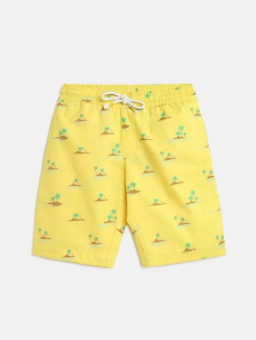 yellow cotton shorts & three fourth - 17586338 - Very Small Image - 1