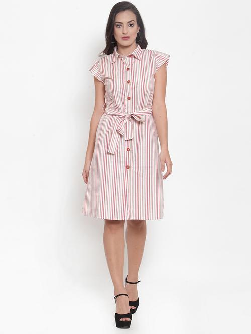 women's shirt striped dress - 17588202 - Very Small Image - 1