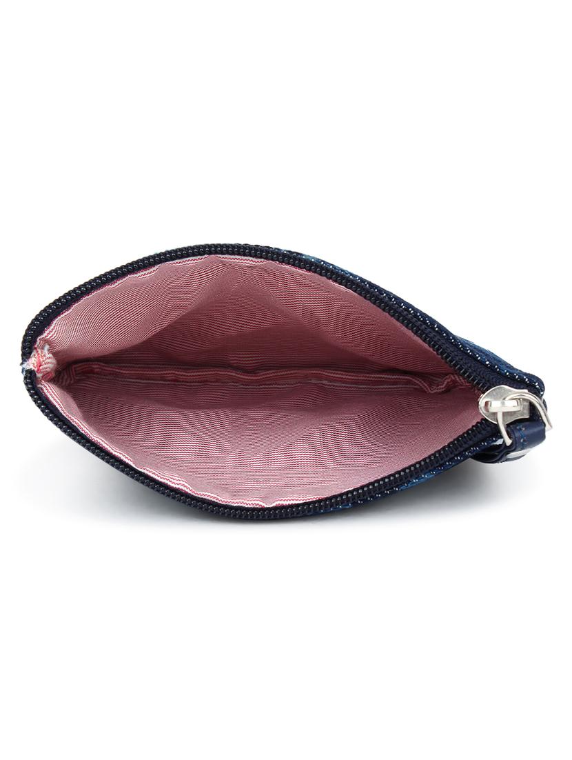blue canvas regular pouch - 17588622 - Standard Image - 2
