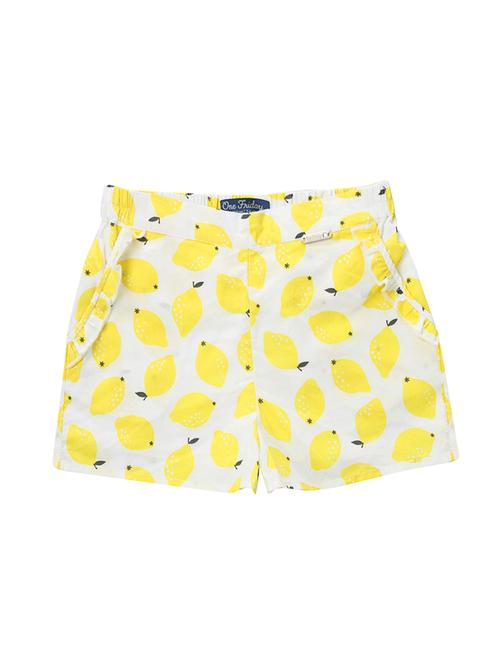 yellow printed short - 17588808 - Very Small Image - 1