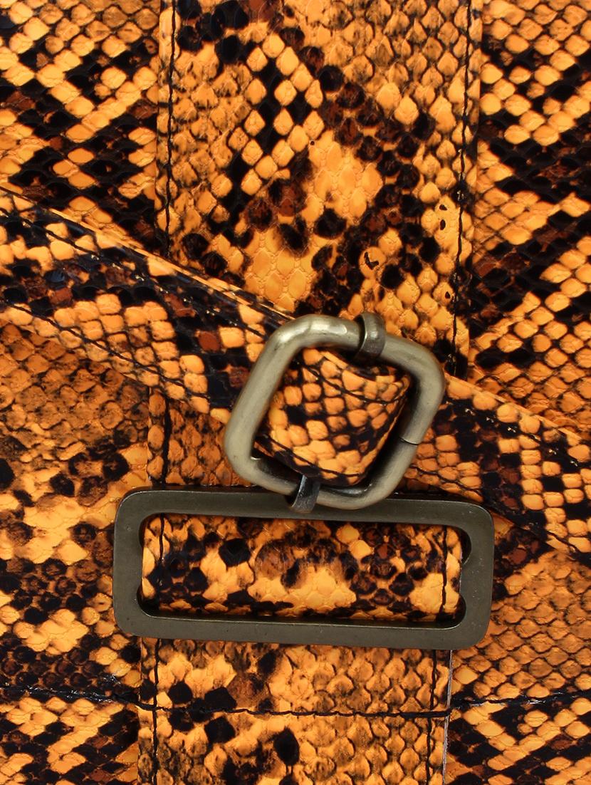 orange leatherette (pu) sling bag - 17590377 - Zoom Image - 3