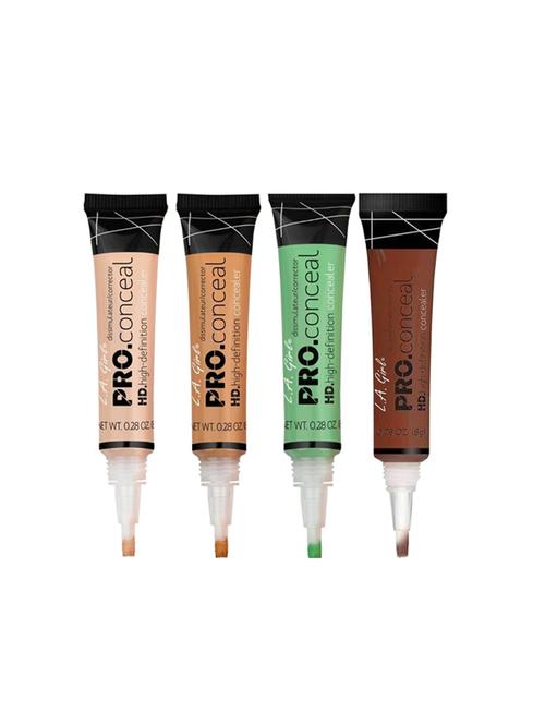 l.a girl pack of 4 hd pro conceal (orange, yellow, green, brown) - 17590676 - Very Small Image - 1