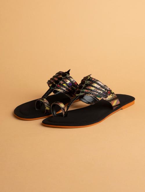 black slip on sandals - 17591925 - Very Small Image - 1