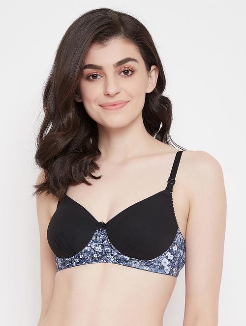 black printed t-shirt bra - 17592957 - Very Small Image - 1