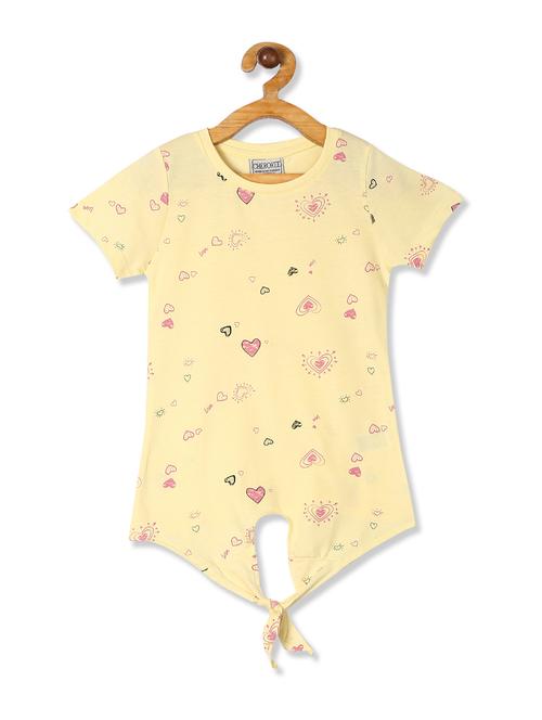 yellow cotton regular top - 17597087 - Very Small Image - 1