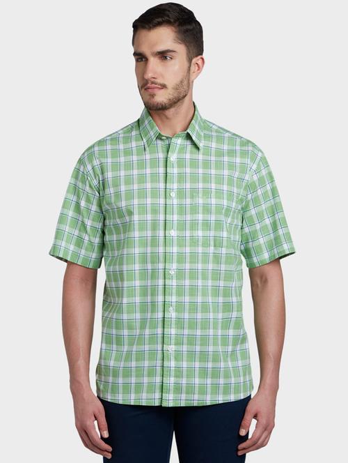green checkered casual shirt - 17603629 - Very Small Image - 1
