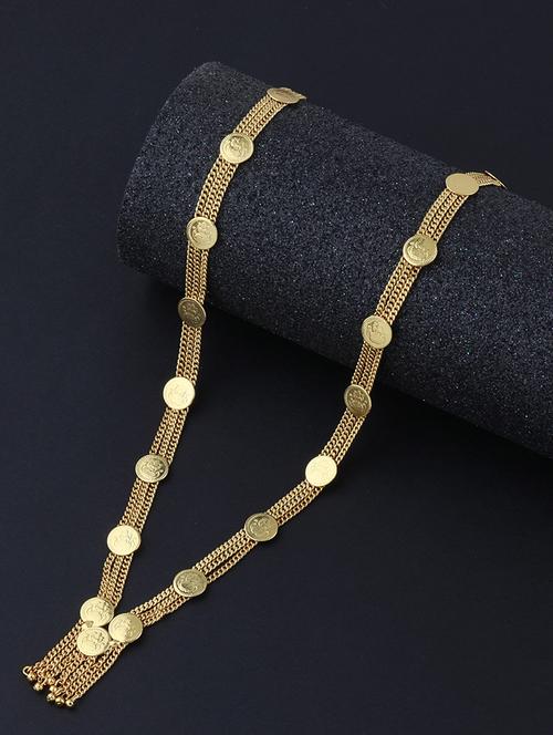 gold crystal chain necklace - 17606886 - Very Small Image - 1