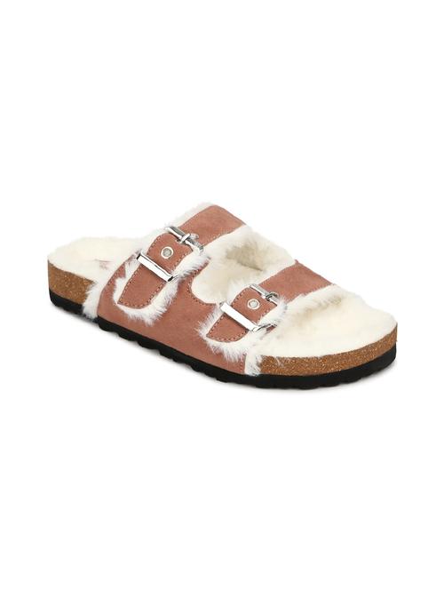 brown suede slip on sandals - 17607167 - Very Small Image - 1