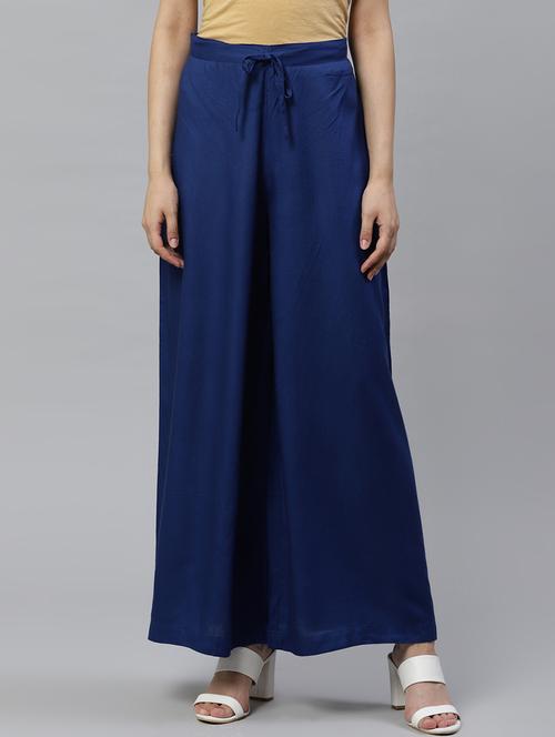 high rise flared palazzo  - 17607994 - Very Small Image - 1