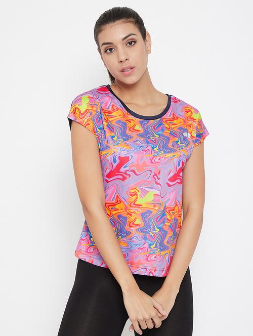 round neck abstract tee  - 17610656 - Very Small Image - 1