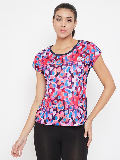 round neck active wear tee  - 17610661 - Very Small Image - 1
