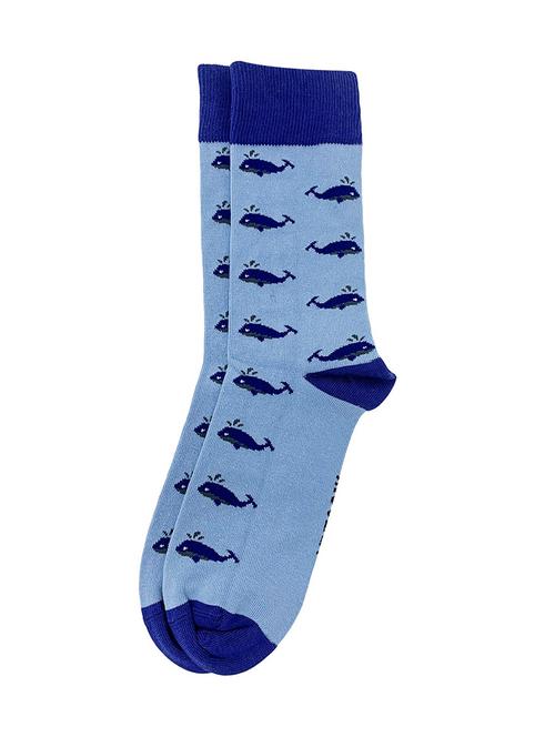 men printed above ankle length socks - 17610708 - Very Small Image - 1