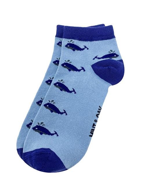 men blue printed ankle length sock - 17610710 - Very Small Image - 1