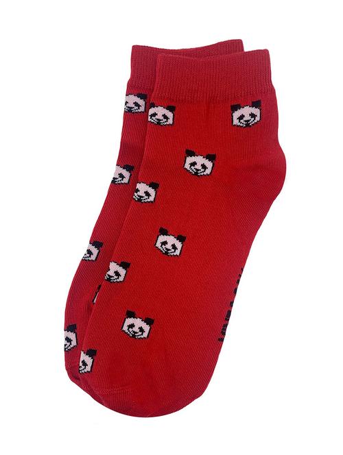 men red printed ankle length sock - 17610784 - Very Small Image - 1