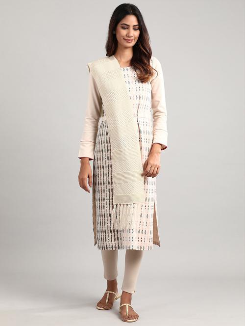 women's straight kurta - 17613289 - Very Small Image - 1