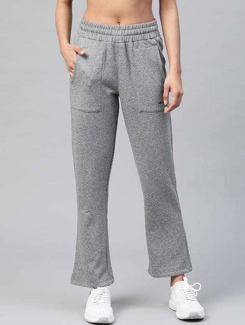 high rise solid  track pant - 17613741 - Very Small Image - 1