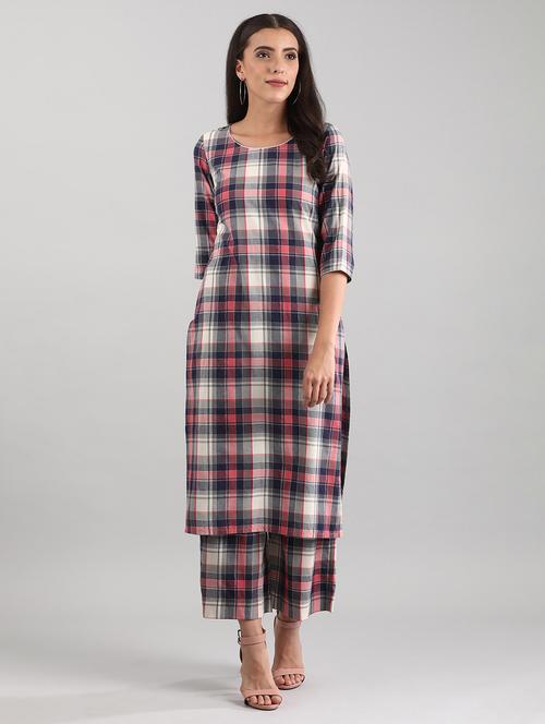 women's straight kurta - 17614185 - Very Small Image - 1