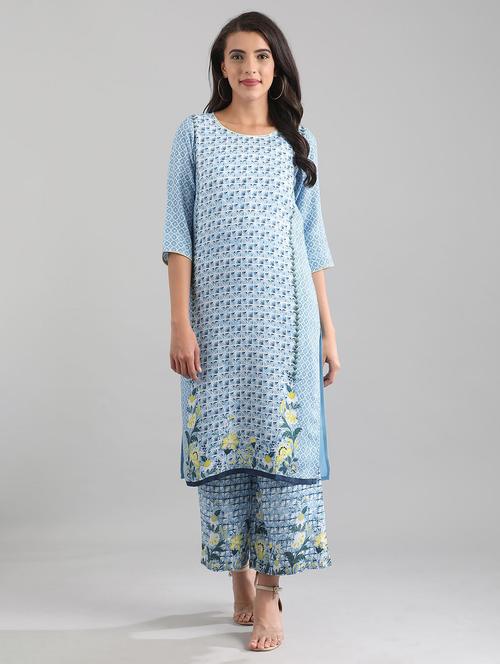 women's straight kurta - 17614261 - Very Small Image - 1