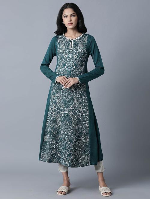 women's a-line kurta - 17615949 - Very Small Image - 1