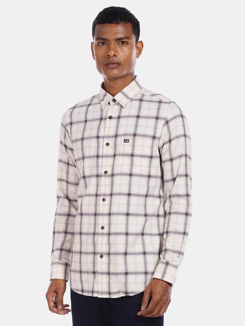 white checkered casual shirt - 17617043 - Very Small Image - 1