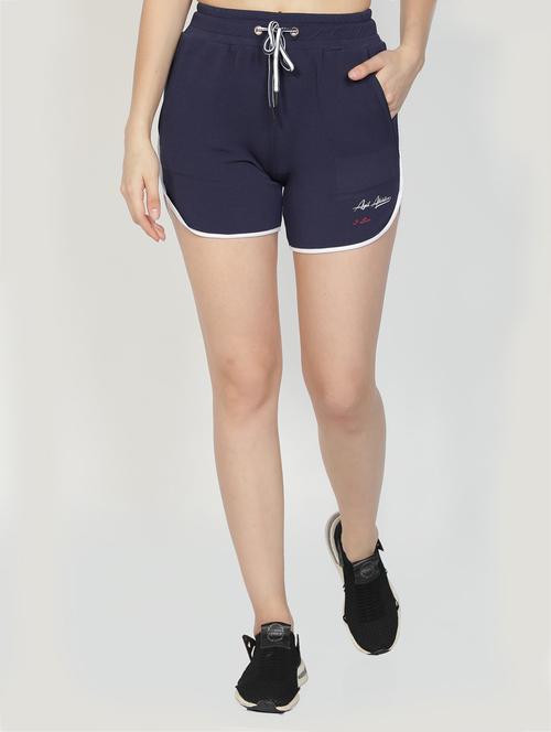 drawstring waist sports shorts  - 17620474 - Very Small Image - 1