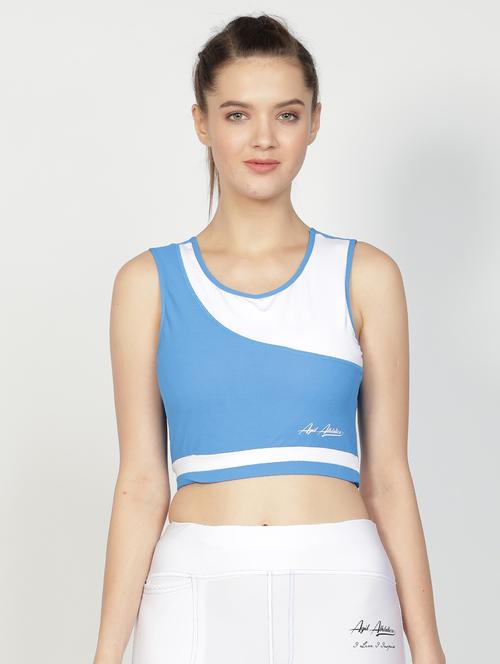 round neck sports bra  - 17620510 - Very Small Image - 1