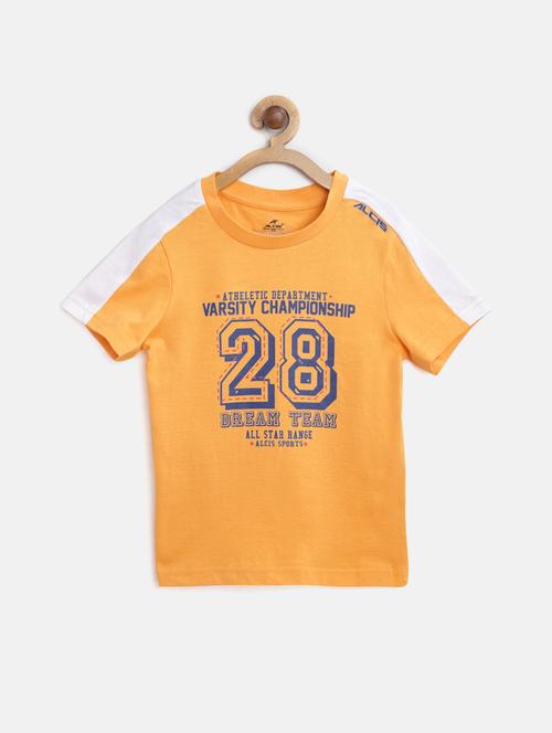 yellow cotton tshirt - 17620803 - Very Small Image - 1