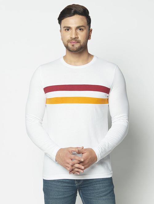 white taped t-shirt - 17620973 - Very Small Image - 1