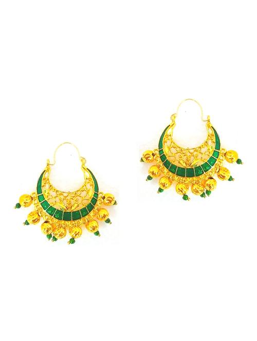 multi colored metal chandballi earring - 17621853 - Very Small Image - 1