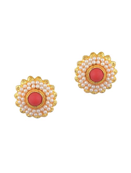 red metal studs earring - 17622159 - Very Small Image - 1